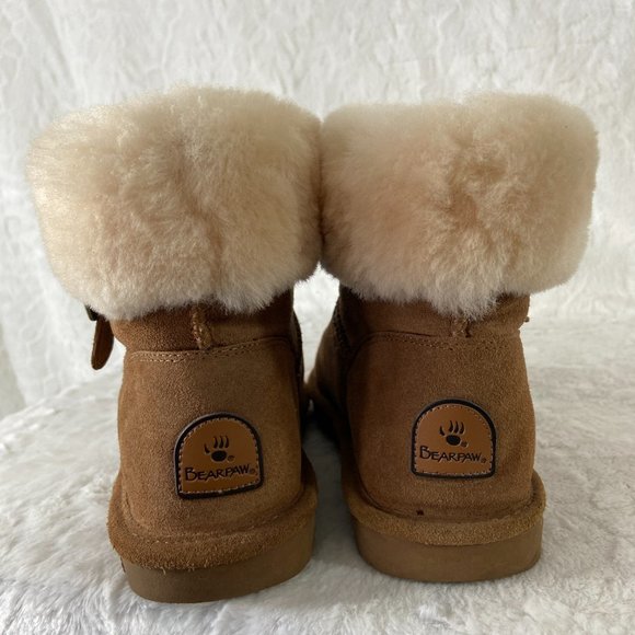 BEARPAW Abby Color Hickory 1257W winter boots wool blend suede - Picture 6 of 10